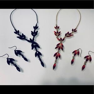 Necklaces with matching earrings